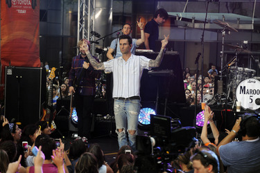 Maroon 5 in der NBC-Show 'Today', New York