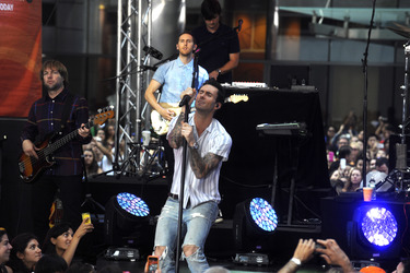 Maroon 5 in der NBC-Show 'Today', New York