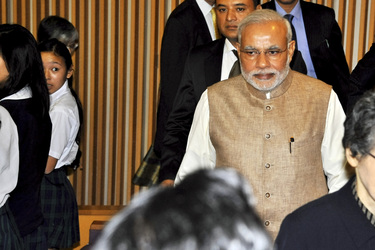 Der indische Premierminister Narendra Modi besucht Japan
