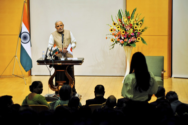 Der indische Premierminister Narendra Modi besucht Japan