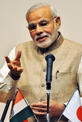 Der indische Premierminister Narendra Modi besucht Japan