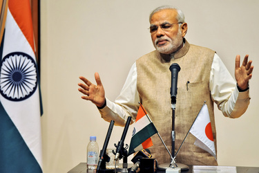 Der indische Premierminister Narendra Modi besucht Japan