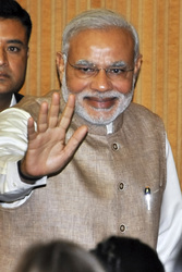 Der indische Premierminister Narendra Modi besucht Japan