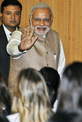 Der indische Premierminister Narendra Modi besucht Japan