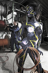 Elektriker / Electrician Bodypainting