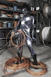Elektriker / Electrician Bodypainting