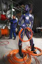 Elektriker / Electrician Bodypainting