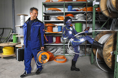 Elektriker / Electrician Bodypainting