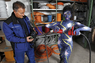 Elektriker / Electrician Bodypainting
