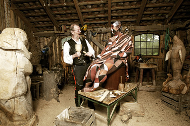 Holzbildhauer / Wood Sculptor Bodypainting
