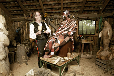Holzbildhauer / Wood Sculptor Bodypainting