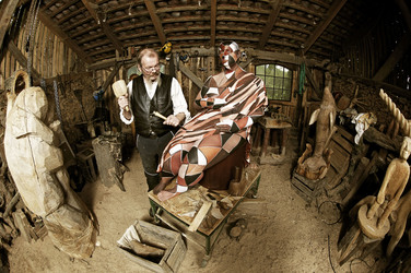 Holzbildhauer / Wood Sculptor Bodypainting