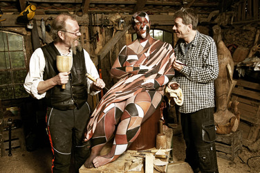 Holzbildhauer / Wood Sculptor Bodypainting