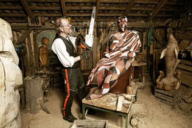 Holzbildhauer / Wood Sculptor Bodypainting