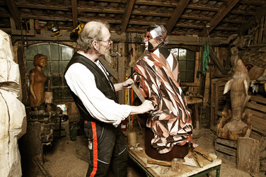 Holzbildhauer / Wood Sculptor Bodypainting