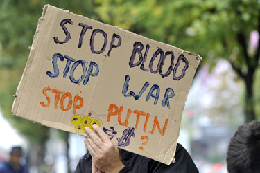 Worldwide Peace March für Frieden in der Ukraine, Berlin