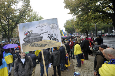 Worldwide Peace March für Frieden in der Ukraine, Berlin