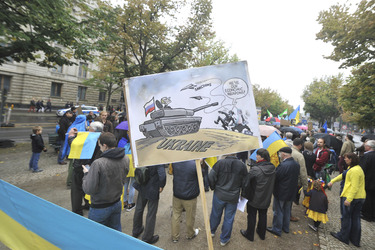Worldwide Peace March für Frieden in der Ukraine, Berlin