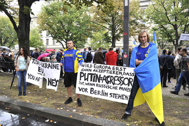 Worldwide Peace March für Frieden in der Ukraine, Berlin