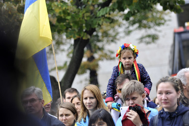 Worldwide Peace March für Frieden in der Ukraine, Berlin