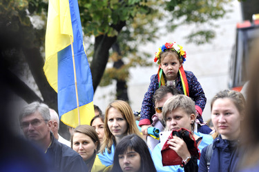 Worldwide Peace March für Frieden in der Ukraine, Berlin