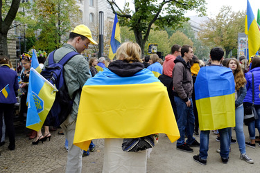 Worldwide Peace March für Frieden in der Ukraine, Berlin