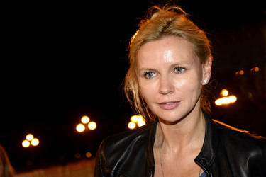 Veronica Ferres bei der Ankunft auf dem San Sebastian Film Festival 2014