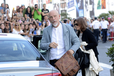 John Malkovich bei der Ankunft beim San Sebastian Film Festival 2014