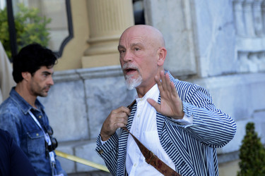 John Malkovich bei der Ankunft beim San Sebastian Film Festival 2014