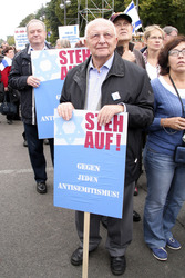 'Deutschland steht auf: Nie wieder Judenhass!' Demonstration, Berlin