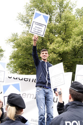 'Deutschland steht auf: Nie wieder Judenhass!' Demonstration, Berlin