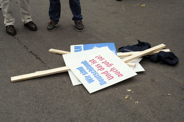 'Deutschland steht auf: Nie wieder Judenhass!' Demonstration, Berlin