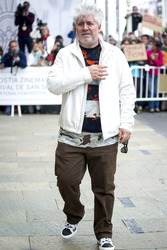 Ankunft von Pedro Almodóvar auf dem San Sebastian Film Festival 2014