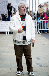 Ankunft von Pedro Almodóvar auf dem San Sebastian Film Festival 2014
