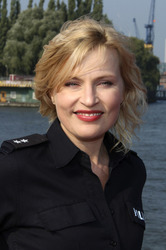 Barkassentour zur 200. Folge der ZDF Serie 'Notruf Hafenkante', Hamburg
