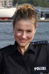Barkassentour zur 200. Folge der ZDF Serie 'Notruf Hafenkante', Hamburg