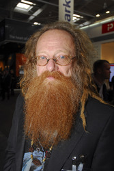 Ossi Urchs auf der CeBIT, Hannover