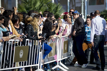 Ankunft von Benicio del Toro beim San Sebastian Film Festival 2014