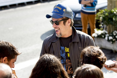 Ankunft von Benicio del Toro beim San Sebastian Film Festival 2014