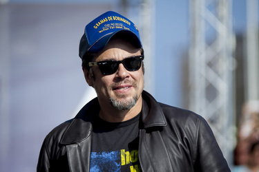 Ankunft von Benicio del Toro beim San Sebastian Film Festival 2014