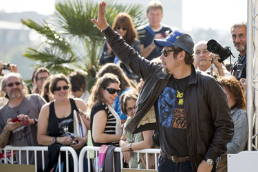 Ankunft von Benicio del Toro beim San Sebastian Film Festival 2014