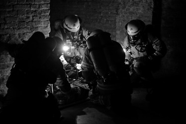 Feuerwehr ANTS Übung, Berlin