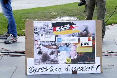 Protestkundgebung am Tag der Deutschen Einheit, Berlin