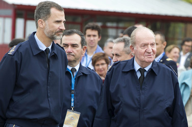 Spanische Royals besuchen Flugschau, Torrejon de Ardoz