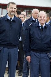 Spanische Royals besuchen Flugschau, Torrejon de Ardoz