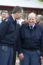Spanische Royals besuchen Flugschau, Torrejon de Ardoz