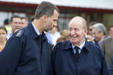 Spanische Royals besuchen Flugschau, Torrejon de Ardoz