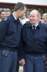 Spanische Royals besuchen Flugschau, Torrejon de Ardoz