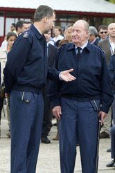 Spanische Royals besuchen Flugschau, Torrejon de Ardoz