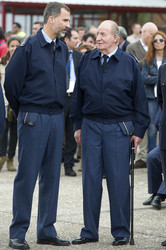 Spanische Royals besuchen Flugschau, Torrejon de Ardoz
